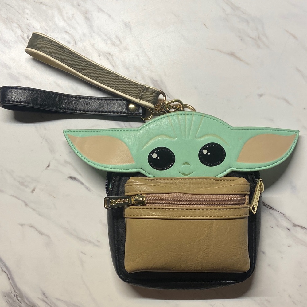 Loungefly Baby Yoda (The Child) Multi-Color Wristlet Bag